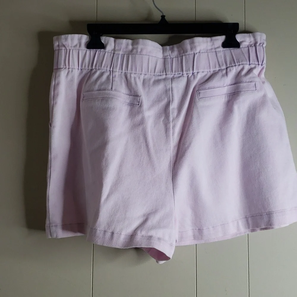 Skies of Blue Paperbag Denim Shorts Large - Picture 7 of 8